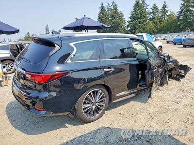 Trzecie zdjęcie samochodu z tyłu: 2017 INFINITI QX60 BASE VIN:5N1DL0MM1HC547113 - miniatura