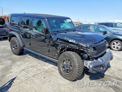 Czwarte zdjęcie samochodu z boku: 2026 JEEP WRANGLER SPORT VIN:1C4PJXDN5TW279179 - miniatura