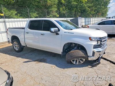 Czwarte zdjęcie samochodu z boku: 2021 CHEVROLET SILVERADO C1500 LTZ VIN:1GCPWEED4MZ158073 - miniatura