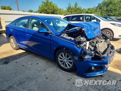 Czwarte zdjęcie samochodu z boku: 2019 HYUNDAI SONATA SE VIN:5NPE24AF4KH754955 - miniatura