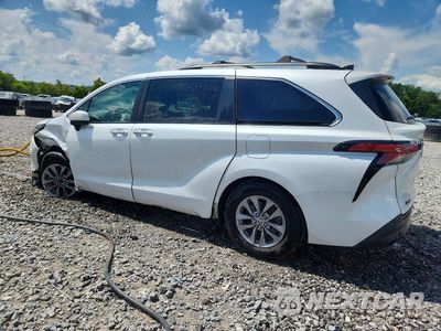 Drugie zdjęcie samochodu z przodu: 2022 TOYOTA SIENNA XLE VIN:5TDYRKEC8NS088100 - miniatura