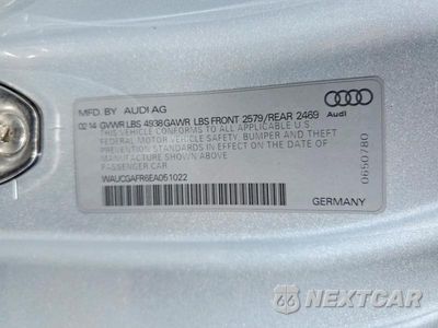 Zdjęcie 12 z 12 samochodu: 2014 AUDI S5 PREMIUM PLUS VIN:WAUCGAFR6EA051022 - miniatura
