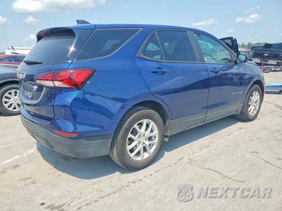 Trzecie zdjęcie samochodu z tyłu: 2022 CHEVROLET EQUINOX LS VIN:3GNAXHEV6NS214596 - miniatura