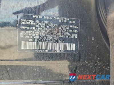 Zdjęcie 13 z 13 samochodu: 2021 SUBARU FORESTER TOURING VIN:JF2SKAXC1MH431688 - miniatura
