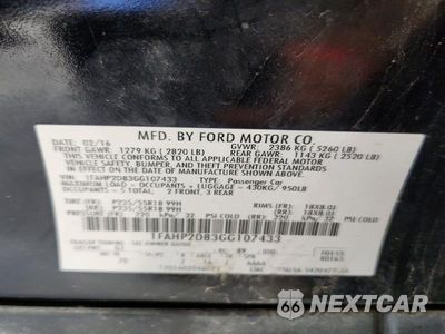 Zdjęcie 13 z 13 samochodu: 2016 FORD TAURUS SE VIN:1FAHP2D83GG107433 - miniatura