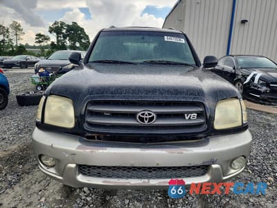 Piąte zdjęcie samochodu w środku: 2002 TOYOTA SEQUOIA SR5 VIN:5TDZT34A72S067729 - miniatura