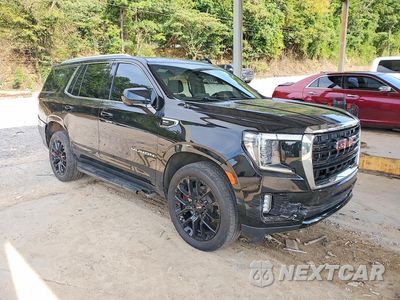 Czwarte zdjęcie samochodu z boku: 2023 GMC YUKON SLE VIN:1GKS1AKD6PR121587 - miniatura