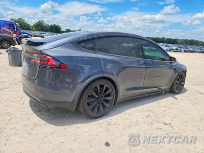 Trzecie zdjęcie samochodu z tyłu: 2017 TESLA MODEL X VIN:5YJXCBE20HF042287 - miniatura