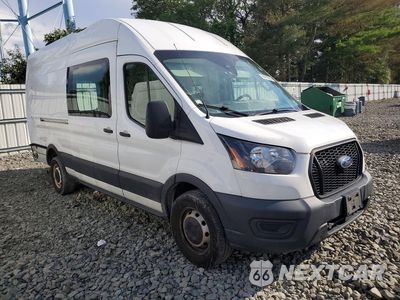 Czwarte zdjęcie samochodu z boku: 2021 FORD TRANSIT T-350 DELIVERY VAN VIN:1FTBW3X86MKA60962 - miniatura