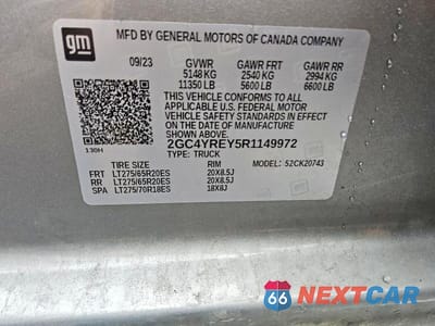Zdjęcie 12 z 12 samochodu: 2024 CHEVROLET SILVERADO K2500 HIGH COUNTRY VIN:2GC4YREY5R1149972 - miniatura