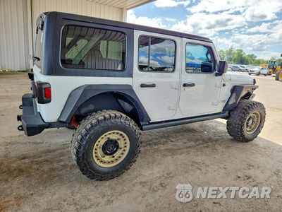 Trzecie zdjęcie samochodu z tyłu: 2018 JEEP WRANGLER UNLIMITED SPORT VIN:1C4HJXDG1JW122719 - miniatura