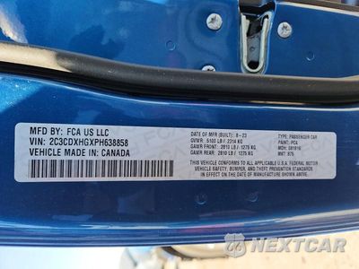 Zdjęcie 13 z 13 samochodu: 2023 DODGE CHARGER GT VIN:2C3CDXHGXPH638858 - miniatura