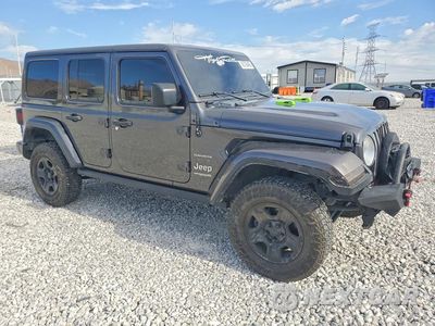 Czwarte zdjęcie samochodu z boku: 2018 JEEP WRANGLER UNLIMITED SAHARA VIN:1C4HJXEG7JW108709 - miniatura