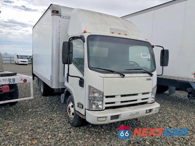Czwarte zdjęcie samochodu z boku: 2009 ISUZU NPR BOX TRUCK VIN:JALB4W16497400827 - miniatura