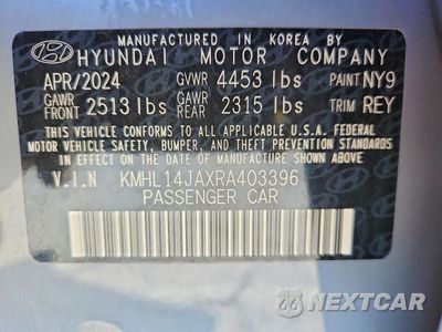 Zdjęcie 12 z 12 samochodu: 2024 HYUNDAI SONATA SEL VIN:KMHL14JAXRA403396 - miniatura