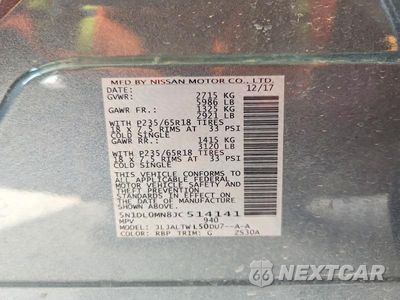Zdjęcie 13 z 13 samochodu: 2018 INFINITI QX60 BASE VIN:5N1DL0MN8JC514141 - miniatura