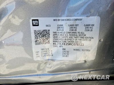 Zdjęcie 25 z 26 samochodu: 2024 CHEVROLET TRAX LS VIN:KL77LFE25RC078723 - miniatura
