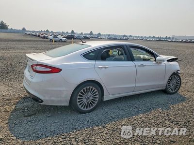 Trzecie zdjęcie samochodu z tyłu: 2014 FORD FUSION TITANIUM VIN:3FA6P0D98ER222720 - miniatura