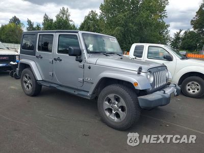 Czwarte zdjęcie samochodu z boku: 2018 JEEP WRANGLER UNLIMITED SAHARA VIN:1C4HJWEG4JL925115 - miniatura