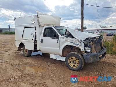 Czwarte zdjęcie samochodu z boku: 2015 FORD F250 SUPER DUTY BOX TRUCK VIN:1FDBF2B65FED21639 - miniatura