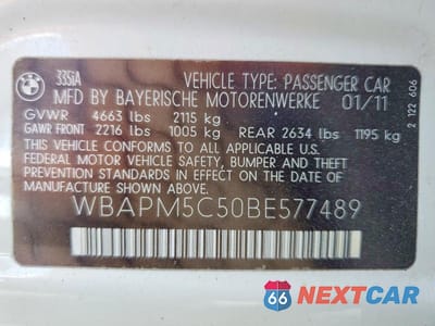 Zdjęcie 12 z 12 samochodu: 2011 BMW 335 I VIN:WBAPM5C50BE577489 - miniatura