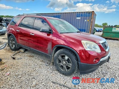 Czwarte zdjęcie samochodu z boku: 2010 GMC ACADIA SLE VIN:1GKLVLED6AJ168351 - miniatura