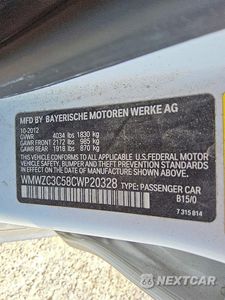 Zdjęcie 12 z 12 samochodu: 2012 MINI COOPER S COUNTRYMAN VIN:WMWZC3C58CWP20328 - miniatura