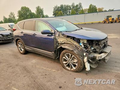 Czwarte zdjęcie samochodu z boku: 2022 HONDA CR-V EX VIN:7FARW2H53NE015672 - miniatura