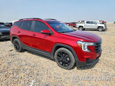 Czwarte zdjęcie samochodu z boku: 2022 GMC TERRAIN SLE VIN:3GKALMEV6NL197455 - miniatura