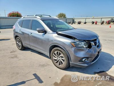 Czwarte zdjęcie samochodu z boku: 2016 NISSAN ROGUE SL VIN:5N1AT2MT9GC812767 - miniatura