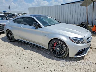 Czwarte zdjęcie samochodu z boku: 2018 MERCEDES-BENZ C 63 AMG-S VIN:WDDWJ8HB4JF680436 - miniatura