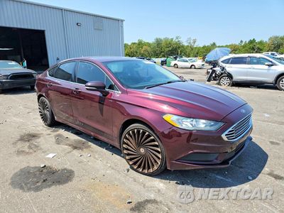 Czwarte zdjęcie samochodu z boku: 2017 FORD FUSION SE VIN:3FA6P0HD6HR303704 - miniatura