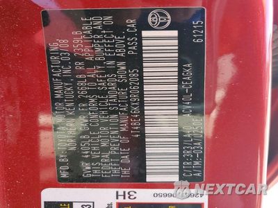 Zdjęcie 12 z 12 samochodu: 2009 TOYOTA CAMRY XLE VIN:4T4BE46KX9R062085 - miniatura