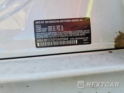 Zdjęcie 13 z 13 samochodu: 2015 BMW 320 I VIN:WBA3B1C52F5A05944 - miniatura