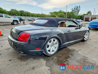 Trzecie zdjęcie samochodu z tyłu: 2008 BENTLEY CONTINENTAL GTC VIN:SCBDR33W08C052265 - miniatura