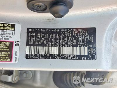 Zdjęcie 12 z 12 samochodu: 2014 TOYOTA COROLLA LE VIN:2T1BURHE9EC019113 - miniatura