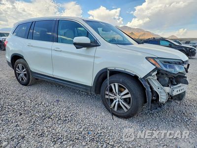 Czwarte zdjęcie samochodu z boku: 2017 HONDA PILOT EXL VIN:5FNYF6H55HB015031 - miniatura