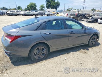 Trzecie zdjęcie samochodu z tyłu: 2023 HYUNDAI ELANTRA BLUE VIN:KMHLM4AJ2PU073997 - miniatura