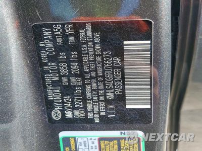 Zdjęcie 13 z 13 samochodu: 2024 HYUNDAI ELANTRA SEL VIN:KMHLS4DG6RU766273 - miniatura