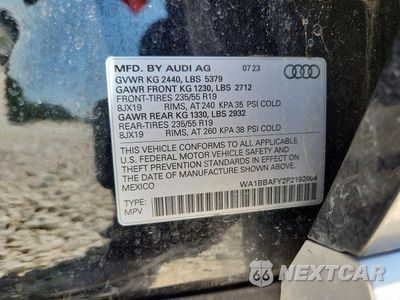 Zdjęcie 13 z 13 samochodu: 2023 AUDI Q5 PREMIUM PLUS 40 VIN:WA1BBAFY2P2192004 - miniatura