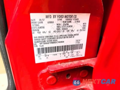 Zdjęcie 12 z 12 samochodu: 2008 FORD F250 SUPER DUTY VIN:1FTSW21R88EC16564 - miniatura
