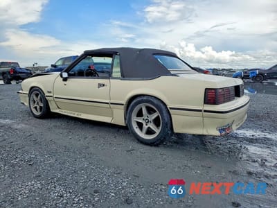 Drugie zdjęcie samochodu z przodu: 1989 FORD MUSTANG GT VIN:1FABP45E5KF160896 - miniatura