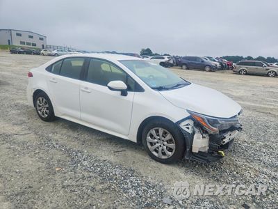 Czwarte zdjęcie samochodu z boku: 2020 TOYOTA COROLLA LE VIN:JTDEPRAE6LJ095985 - miniatura