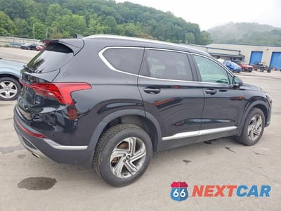 Trzecie zdjęcie samochodu z tyłu: 2022 HYUNDAI SANTA FE SEL VIN:5NMS2DAJ4NH456558 - miniatura