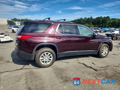 Trzecie zdjęcie samochodu z tyłu: 2019 CHEVROLET TRAVERSE LT VIN:1GNEVGKW5KJ153298 - miniatura