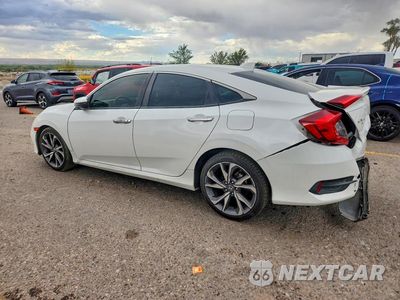 Drugie zdjęcie samochodu z przodu: 2019 HONDA CIVIC TOURING VIN:JHMFC1F99KX002335 - miniatura