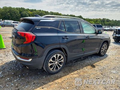 Trzecie zdjęcie samochodu z tyłu: 2018 GMC TERRAIN SLT VIN:3GKALPEX2JL297940 - miniatura