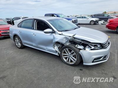 Czwarte zdjęcie samochodu z boku: 2019 VOLKSWAGEN PASSAT WOLFSBURG VIN:1VWLA7A38KC009751 - miniatura