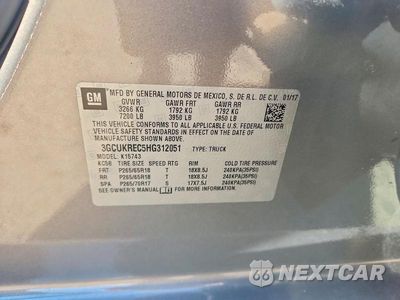 Zdjęcie 12 z 12 samochodu: 2017 CHEVROLET SILVERADO K1500 LT VIN:3GCUKREC5HG312051 - miniatura