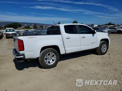 Trzecie zdjęcie samochodu z tyłu: 2021 CHEVROLET COLORADO LT VIN:1GCGTCEN6M1137617 - miniatura